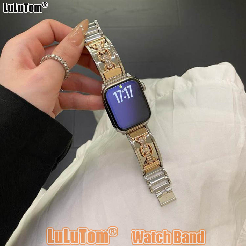 Luxury Watch German - Luxury Double Loop Metal Bracelet Strap
