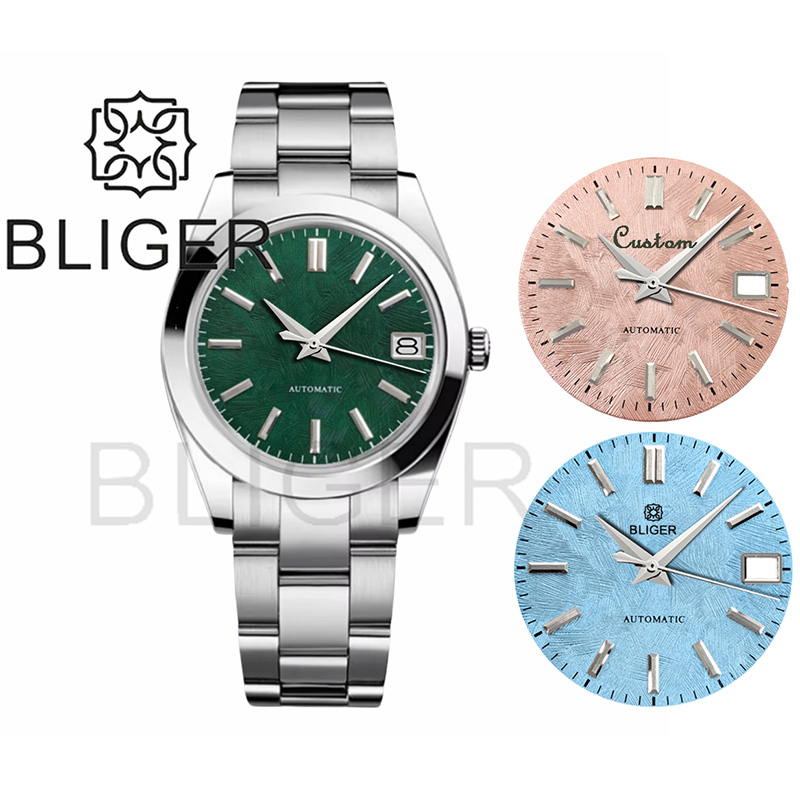 Luxury Watch German - BLIGER 36mm39mm Custom logo Green Dial