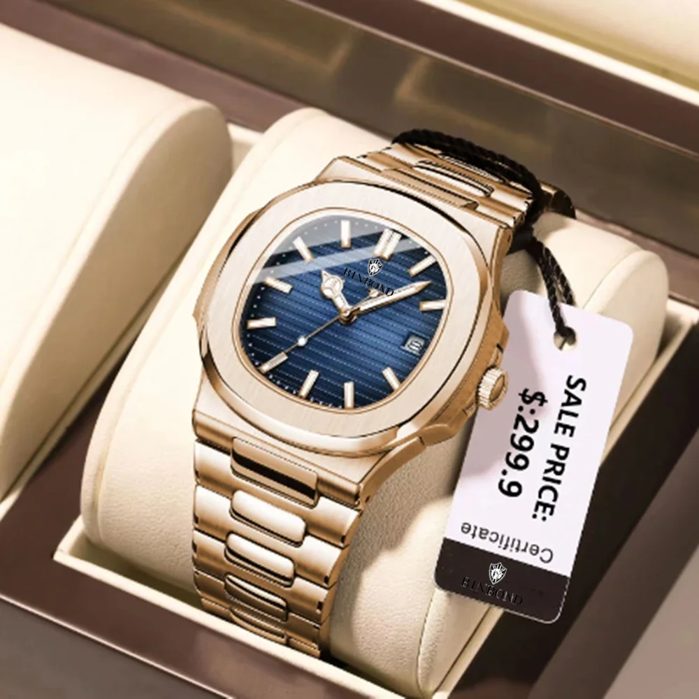 Luxury Watch German - New Switzerland Man Casual Rose Gold