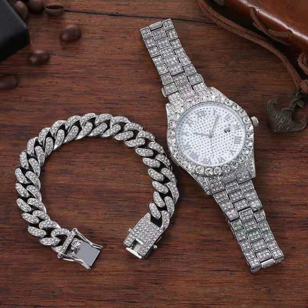 Luxury Watch Miami - New Gold Color Watch & Bracelet