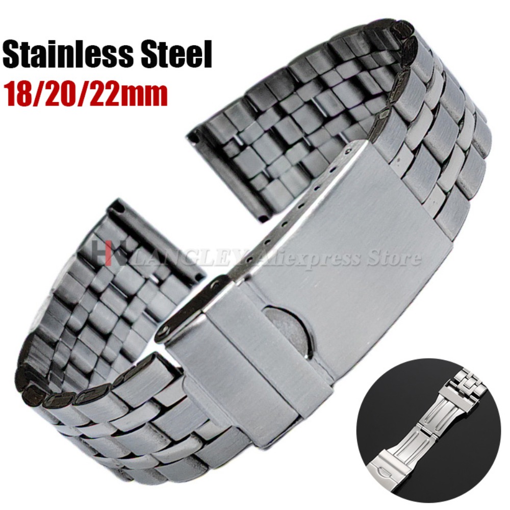 Luxury Watch Expensive - Stainless Steel Watch Straps 18mm 20mm