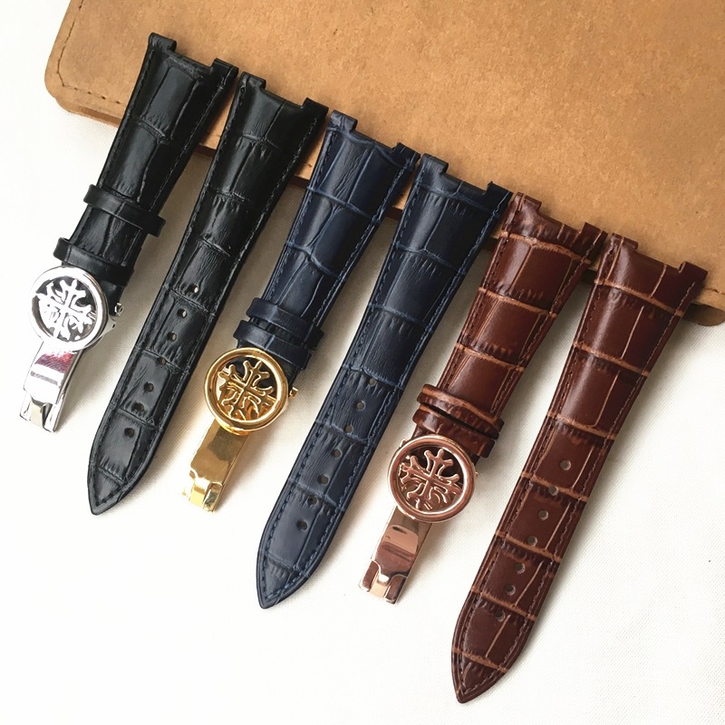 Patek Philippe Watch Aquanaut - Leather Watch strap compatible with Patek