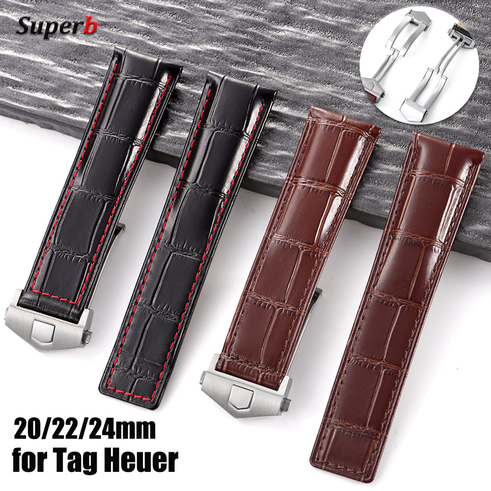 Leather Cowhide Watch Strap 20 - đánh giá và giá Tag Heuer Is Luxury Watch