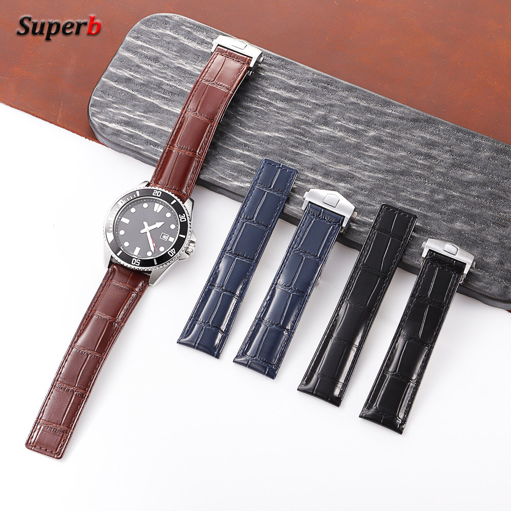 Leather Cowhide Watch Strap 20 - đánh giá và giá Tag Heuer Is Luxury Watch