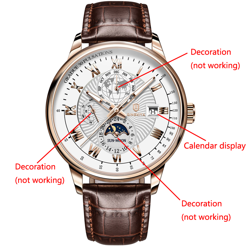 QINGXIYA Brand Fashion Leather - đánh giá và giá Luxury Watch And Price