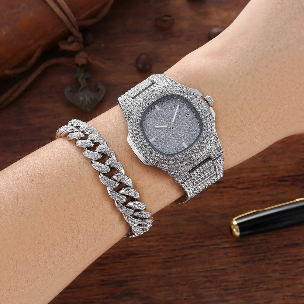 New Gold Color Watch &  Bracel - đánh giá và giá Luxury Watch Miami
