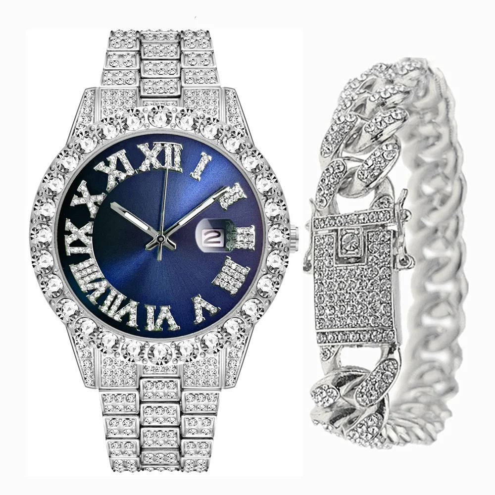 Full Iced Out Bracelet Men Bli - đánh giá và giá Luxury Watch Miami