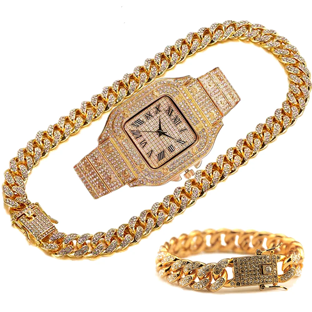 Luxury Iced Out Chain for Men  - đánh giá và giá Luxury Watch Miami