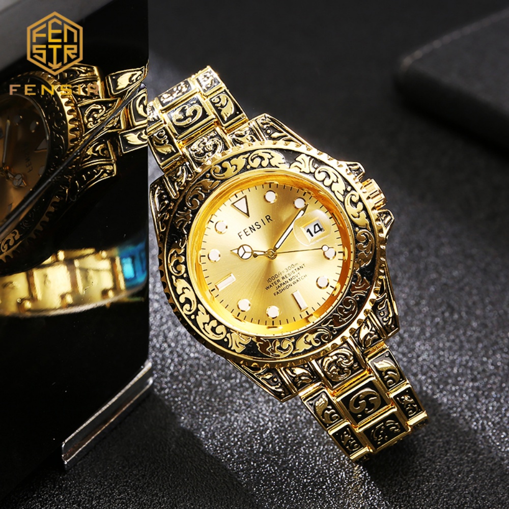 Vintage Embossed Men's Quartz  - đánh giá và giá Luxury Watch And Price