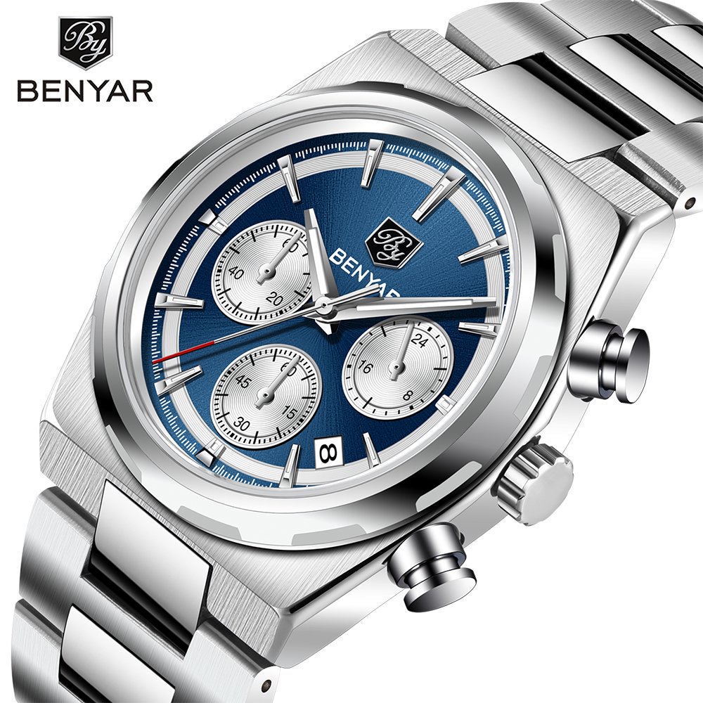 BENYAR 40MM Men's Multifunctio - đánh giá và giá Luxury Watch Second Hand