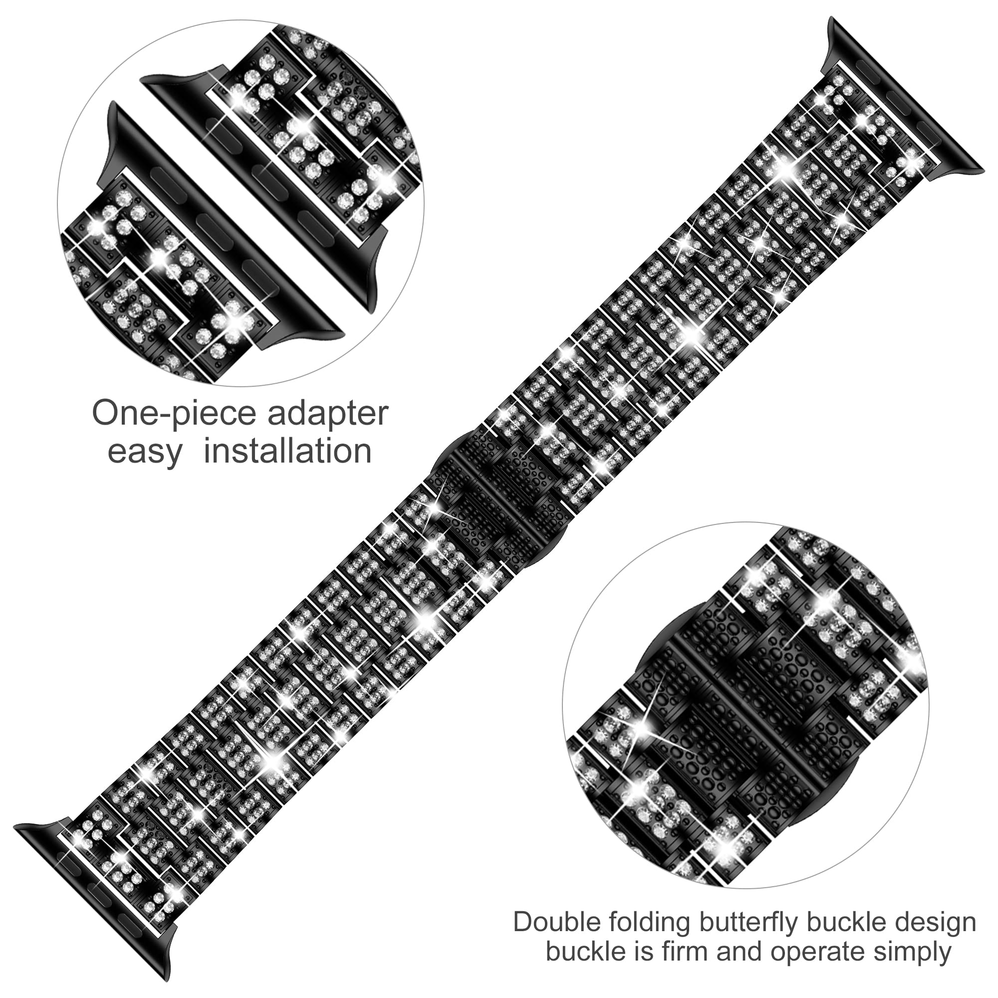 Diamond Strap for Apple Watch  - đánh giá và giá Apple Watch Luxury X