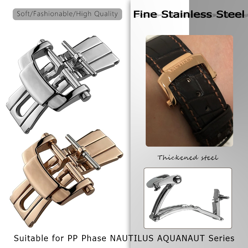 18mm Folding Clasp for PP Pate - đánh giá và giá Patek Philippe Watch Aquanaut