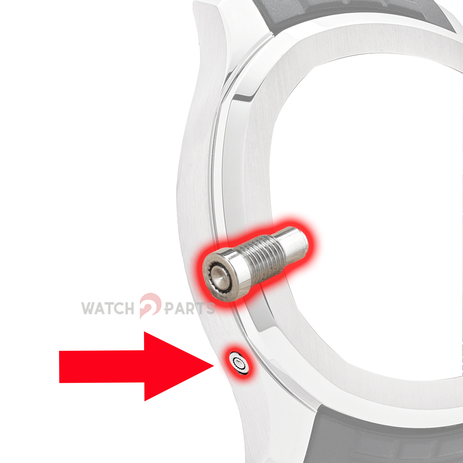 Time Set Screw Invisible Butto - đánh giá và giá Patek Philippe Watch Aquanaut