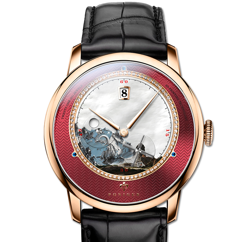 PONIGER Men Automatic Watch 41 - đánh giá và giá Luxury Watch Second Hand