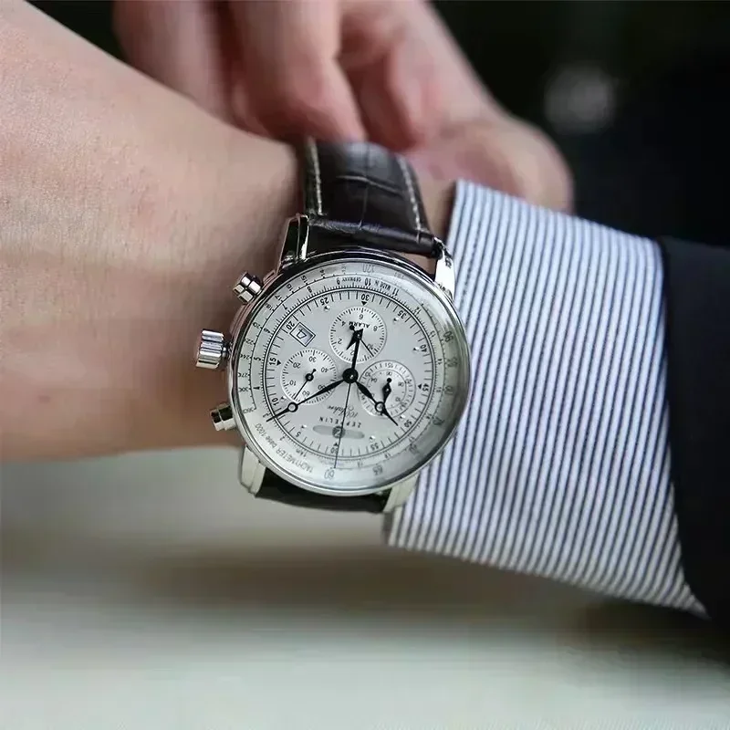 2026 New Zeppelin Automatic Da - đánh giá và giá Minute Repeater Watch