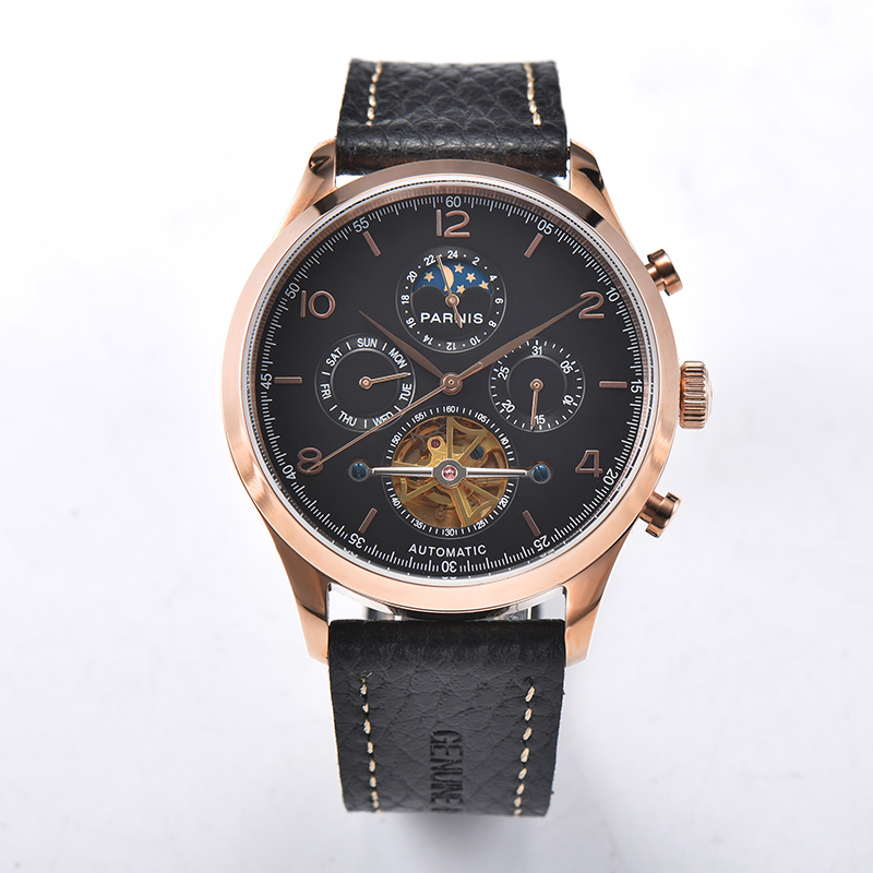 Parnis 43mm White Dial Automat - đánh giá và giá Minute Repeater Watch